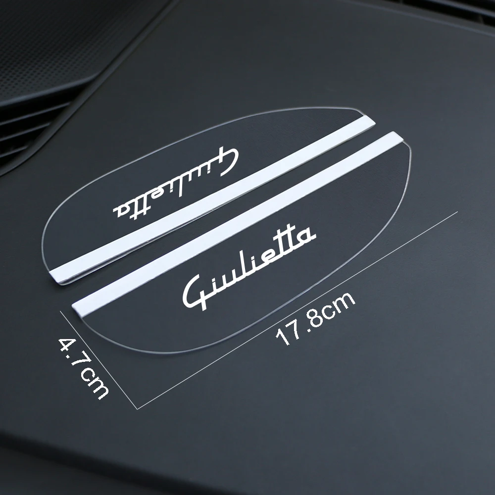 Transparent Car Rearview Mirror Rain Eyebrow Auto Accessories For Alfa Romeo Giulietta 940 2010-2014 2015