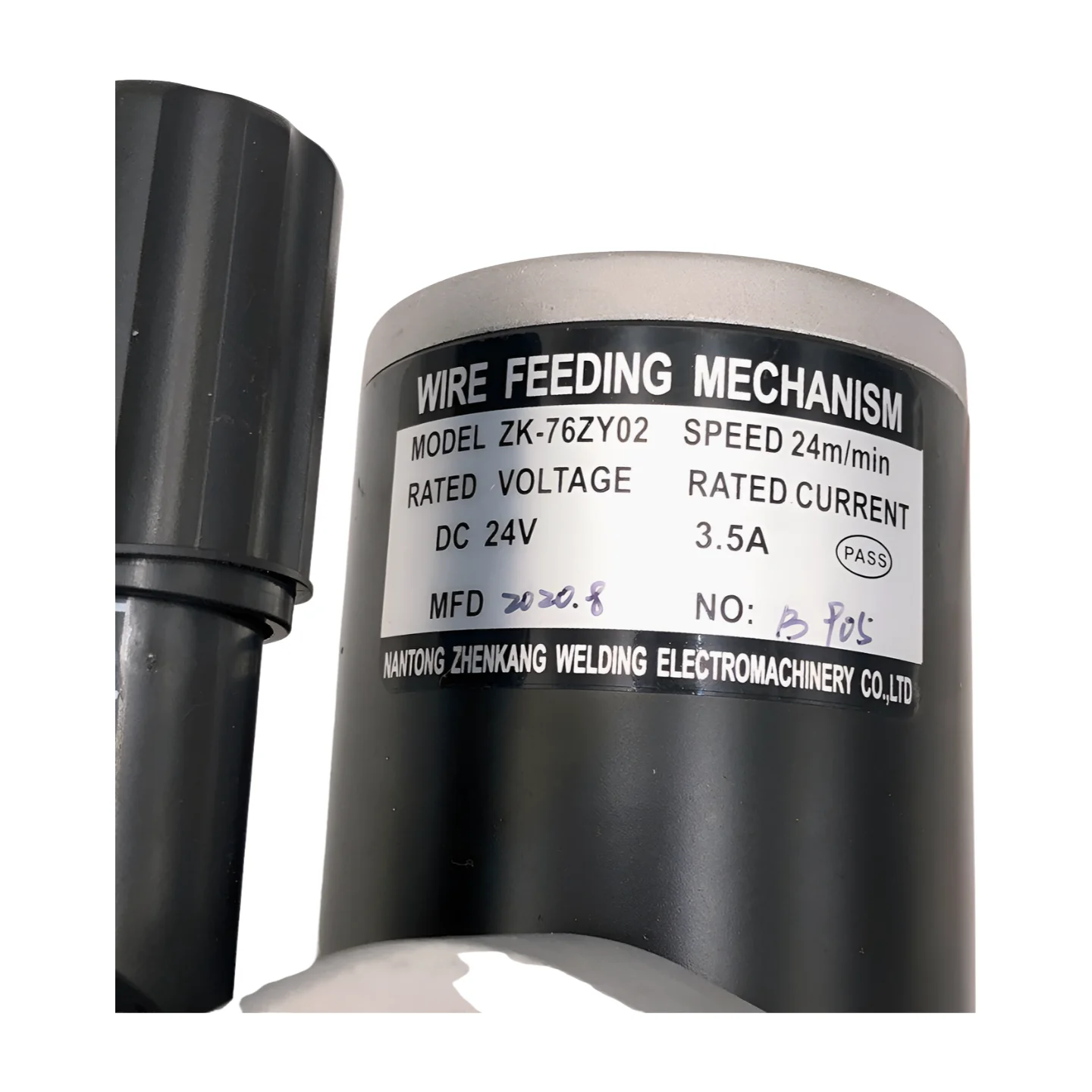 ZK-76ZY02 76ZY02 76ZY-02 DC 24V 42V EURO Style Double Drive Weld Feeder Assembly Wire Feeder Motor For Mig Welding Machine