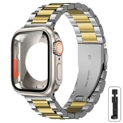 Premium Metal Band and Protective Case for Series 10 42mm (SGTi)