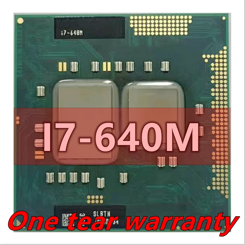 

I7-640M I7 640M SLBTN 2.8 GHz Dual-Core Quad-Thread Prosesor CPU 4W 35 watt Soket G1/RPGA988A