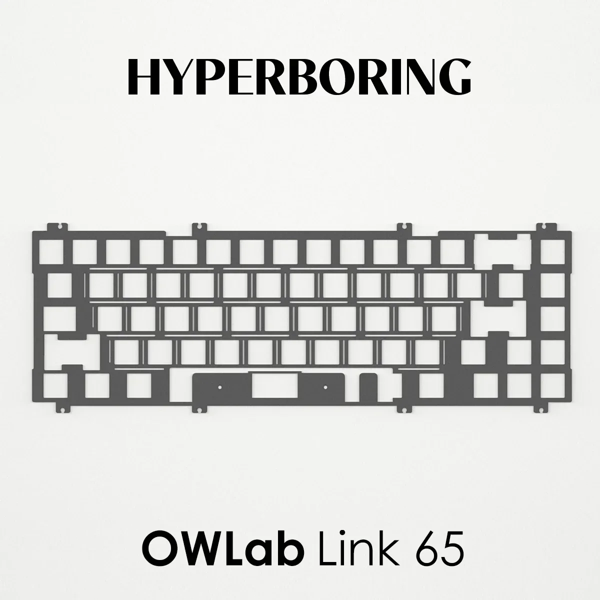 OWLab Link65 キーボードプレート プレートマウントスタビライザー用
