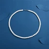 Pearl Necklace Men Simple Handmade Strand Bead Necklace 2026 New Trendy Men Jewelry for Women Girls Wedding Banquet Necklaces