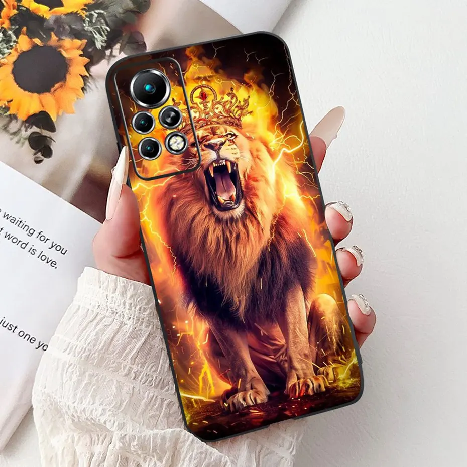 Sleek Black Silicone Soft Back Phone Case - New Design