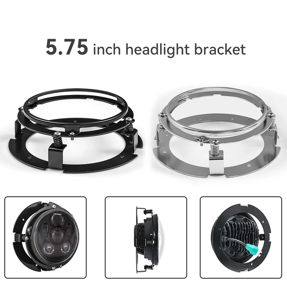 5 3/4인치(5.75인치) 장착 브래킷 홀더 링, 5.75인치 원형 LED 헤드라이트..