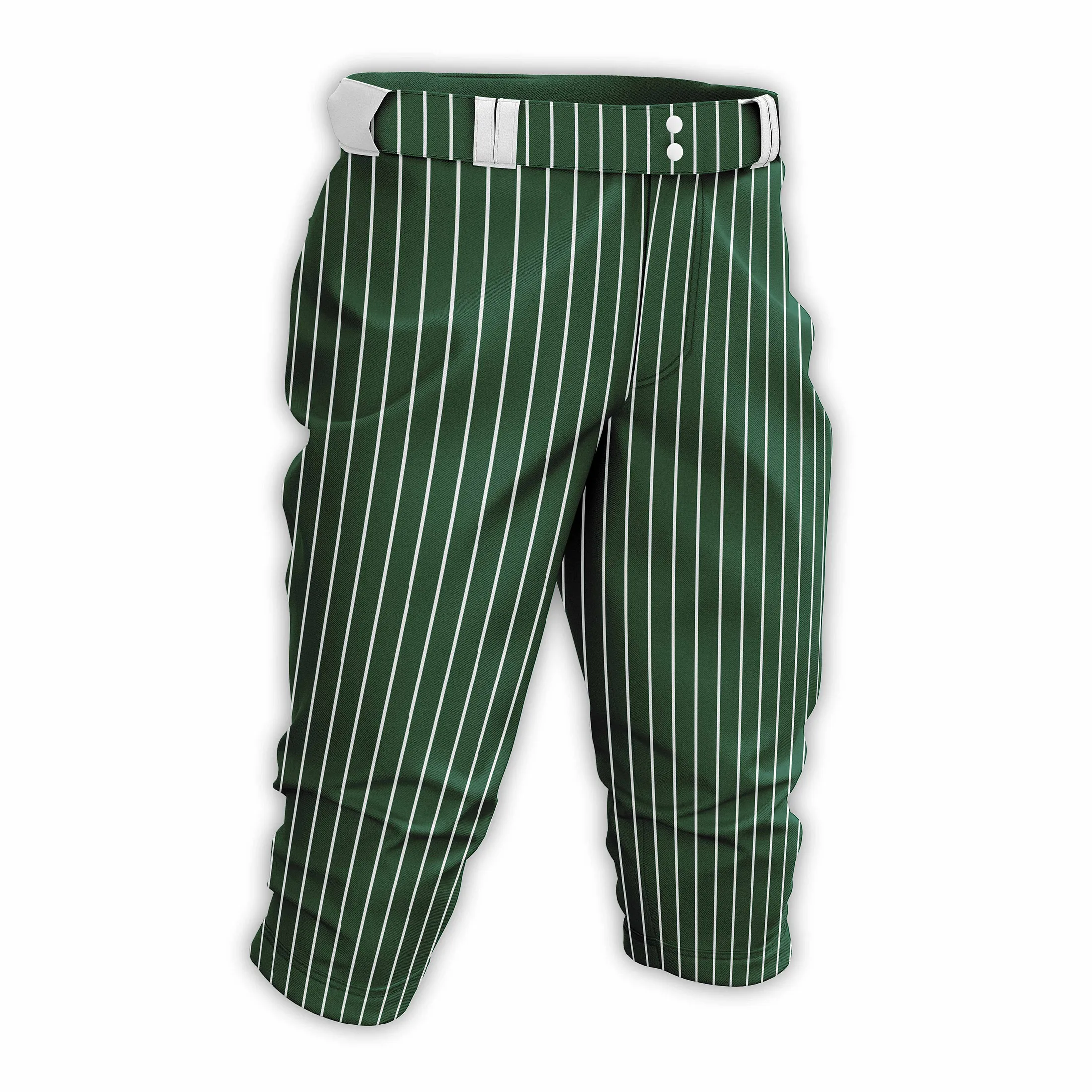 Mens and Womens Professional Softball Game Baseball Shorts Basic Stripes Middle Pants