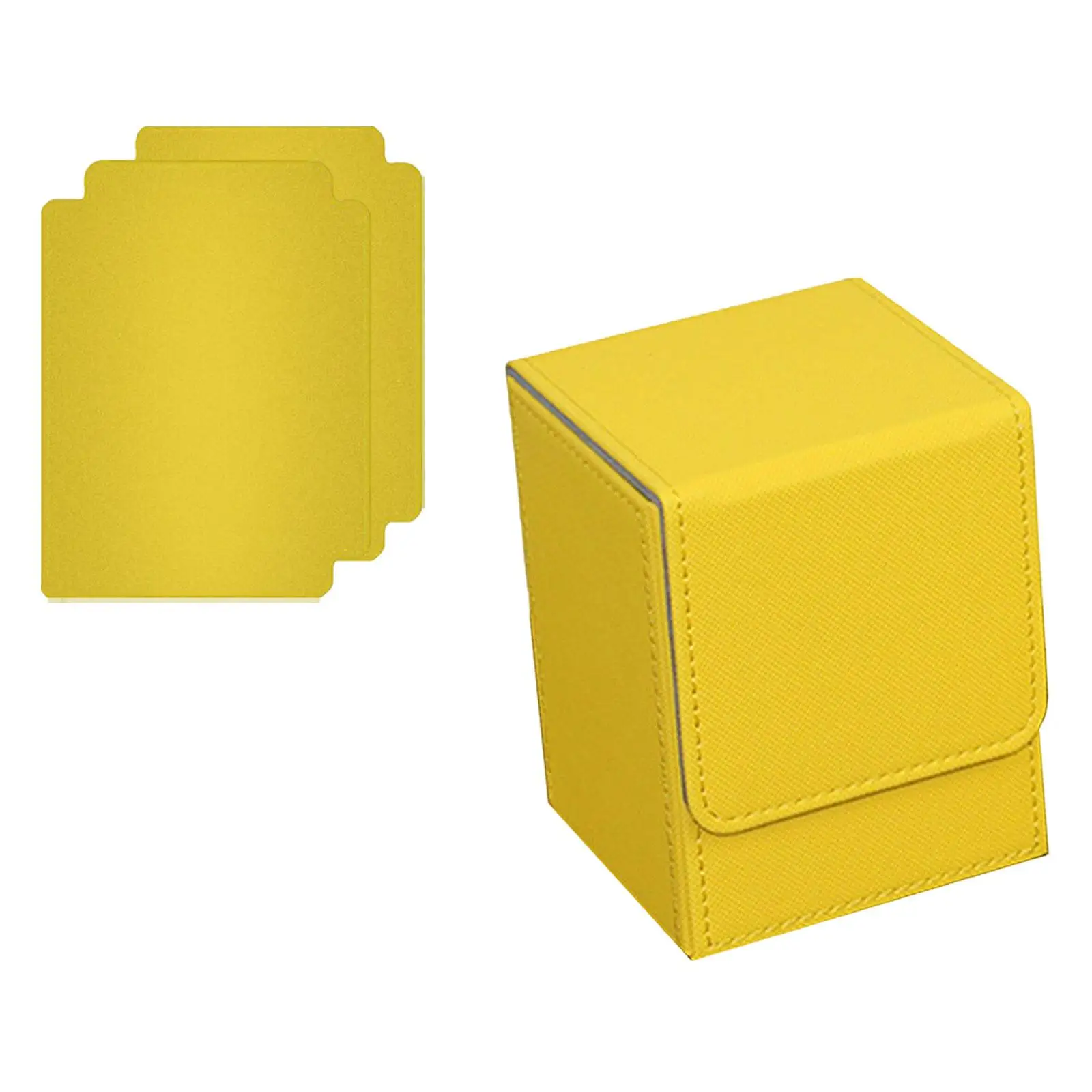 Premium Lightweight Trading Card Deck Box - Durable Holder for 100 Collectible Cards