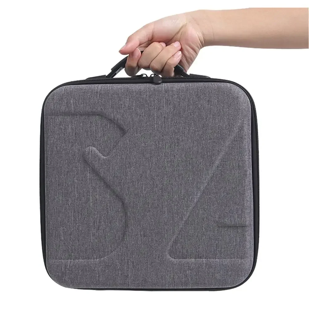 Vue de dessus du sac de rangement avec poignée et bandoulière pour transport facile