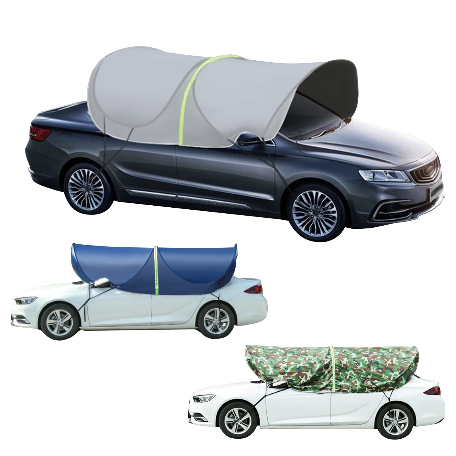 Car Shade Cover Tent Car Sun Shade Car Tent Movable Carport Folded