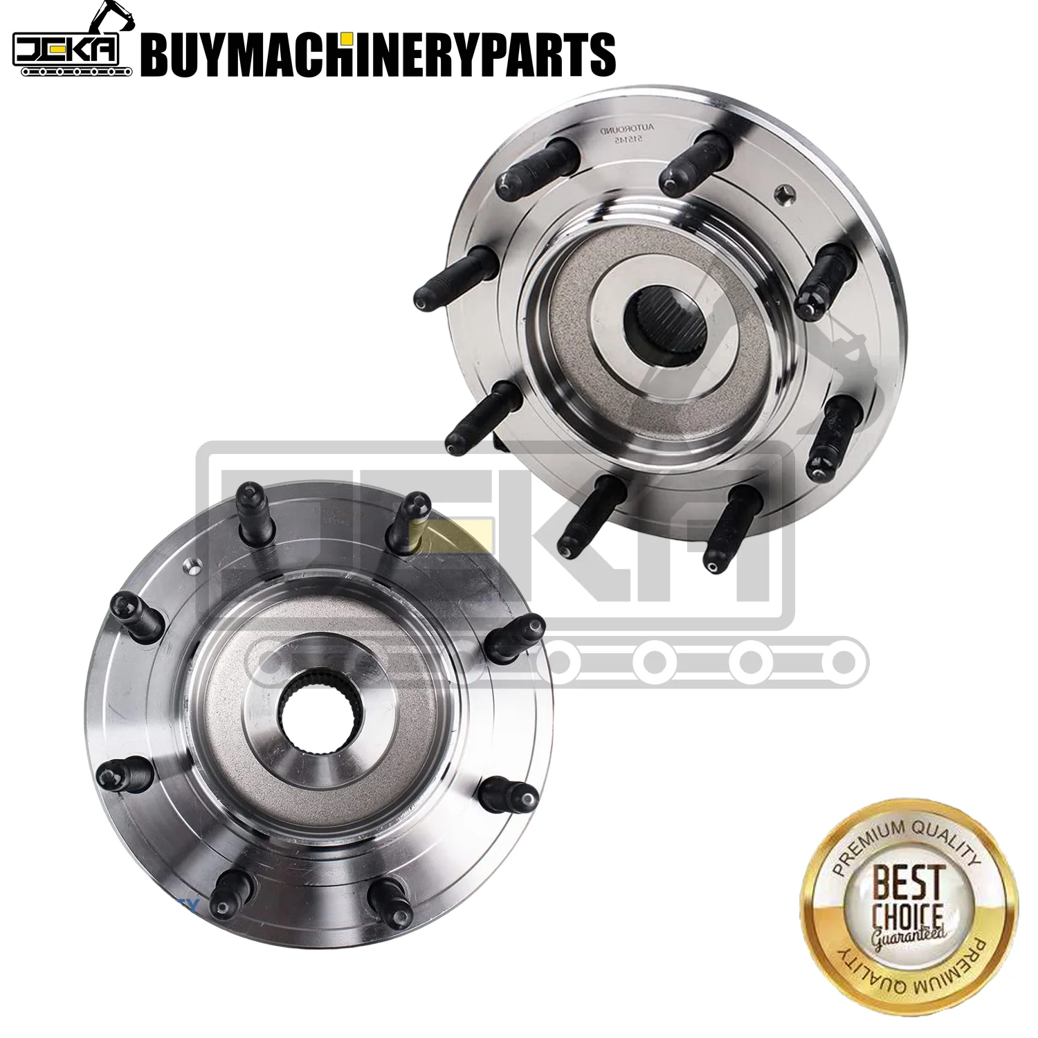 

2 Pack 515145 Front 4WD Wheel Hub and Bearing Assembly Compatible with 11-20 Chevrolet Silverado 2500/3500 HD,8 Lugs W/ABS