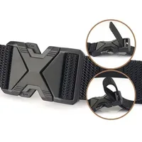 The New Men's 125cm Buckle Belt Nylon Braided Lightweight Breathable Daily Commuter Men's Belt 4