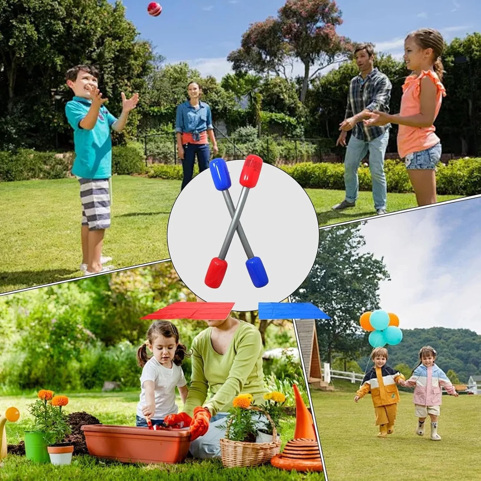 Inflatable Duel Toys Inflatable Gladiator Game Beach Batons Gladiator Game Battle Outdoor Accessories For Adults