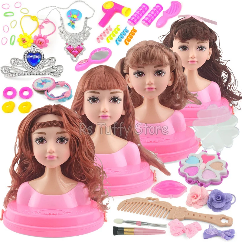 Girls Fashion Princess Makeup Doll Head Toy - China DIY Makeup Doll and Doll  Head for Kids price