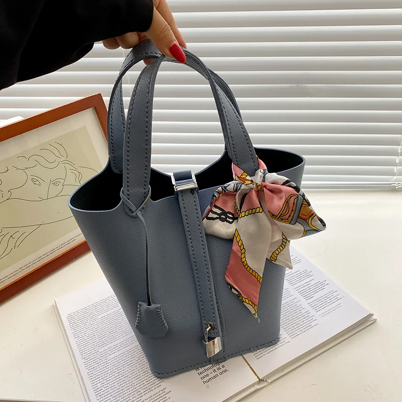 Nuova borsa ascellare a tracolla fatta a mano in pelle fai-da-te cuciture a mano con accessori prodotto semilavorato Set di materiali per borse da donna in PU - immagine 5
