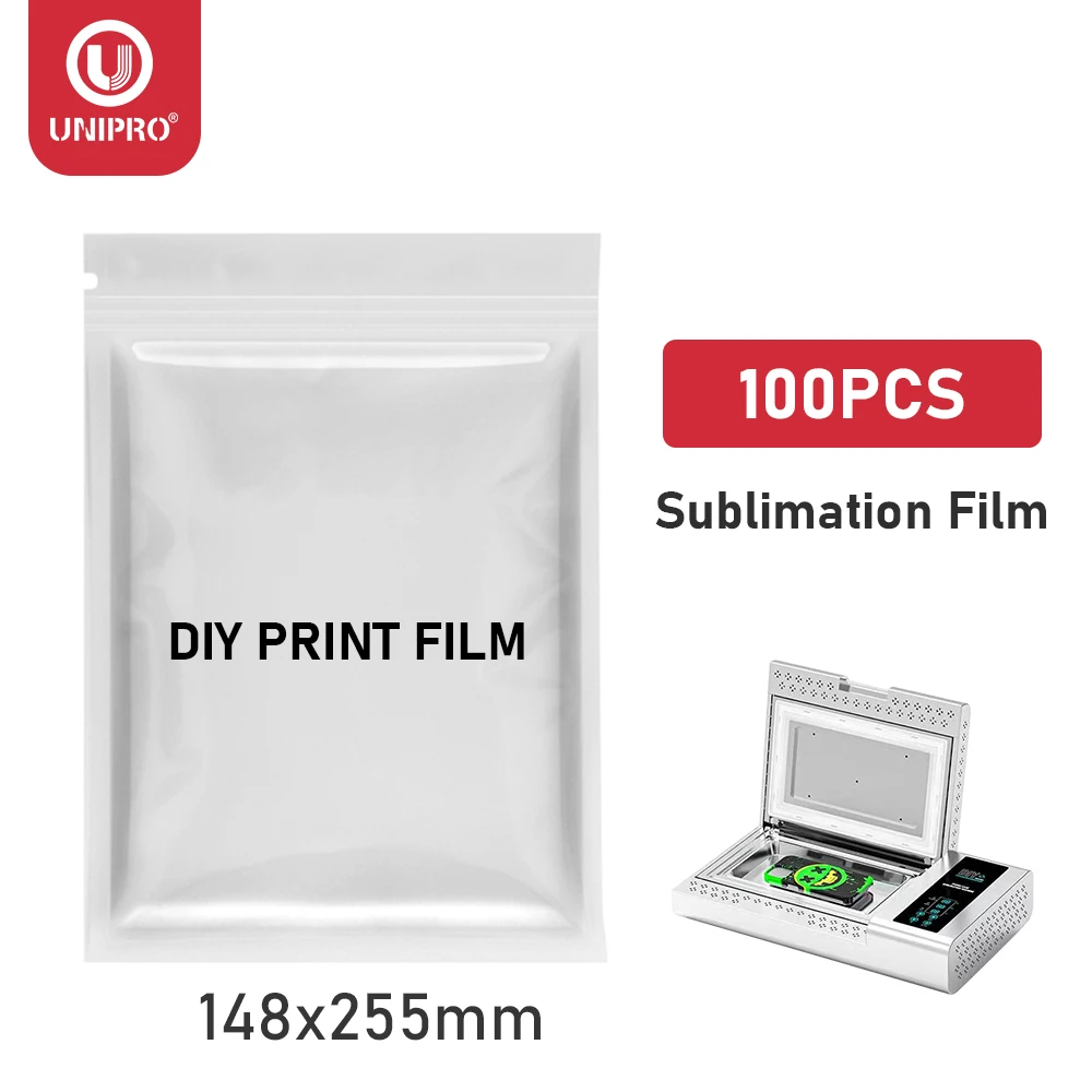 UNIPRO 3D Sublimation Film Paper for DIY Phone Case Printing