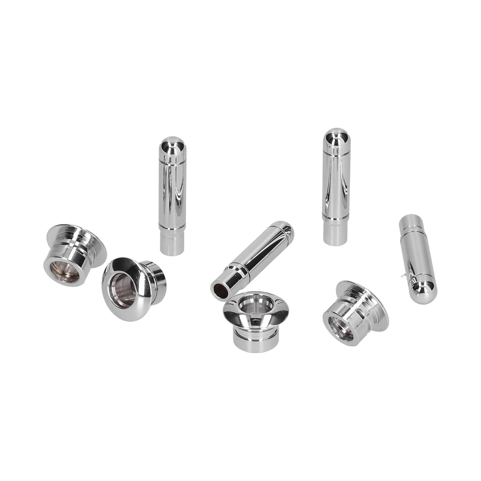 8pcs/lot Car Door Lock Pin with Cover ABS Chrome Replacement for  /Cruze/ Car Door Lock Knob Inner Door Lock Pin 6