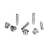 8pcs/lot Car Door Lock Pin with Cover ABS Chrome Replacement for  /Cruze/ Car Door Lock Knob Inner Door Lock Pin 6