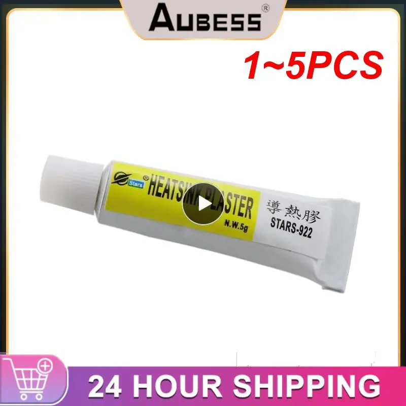 

1~5PCS 5g Thermal Pads Conductive Heatsink Plaster Viscous Adhesive Glue For Chip VGA RAM LED IC Cooler Radiator Cooling