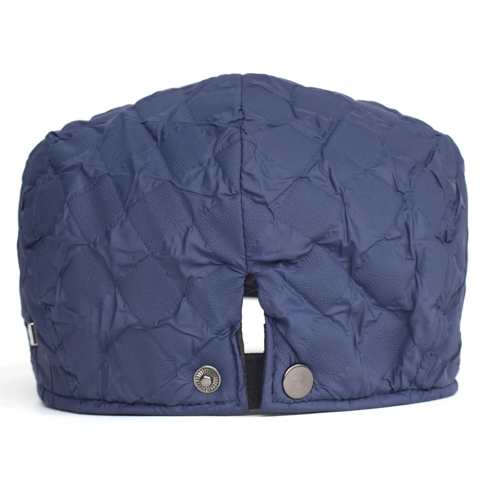 Winter Dicke Warme Zeitungsjunge Mütze Männer Frauen Licht Berets Vintage Casual Gatsby Flache Hut Schirmmütze Einstellbar – Detail 13