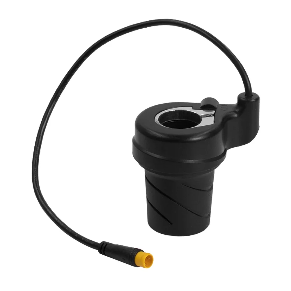 Waterproof Electric Bike Thumb Throttle with Half Twist Handle and 3-pin Plug