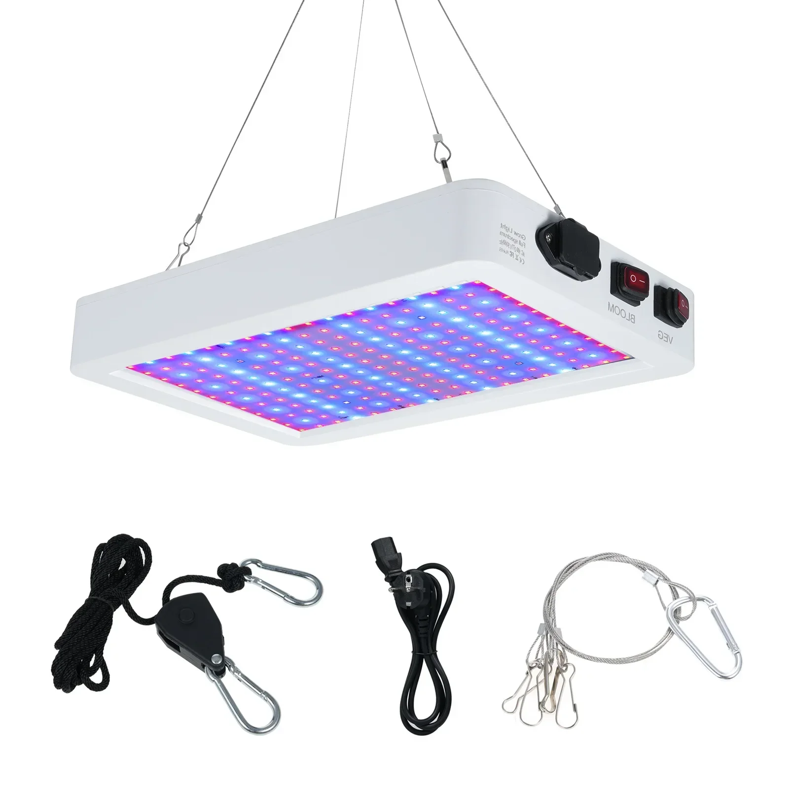 Description Picture 5 of itemNewest 216/312 Leds Full Spectrum LED Growing Light IP65 Plant Bulbs Hydroponic Lamp Greenhouse Lamps Flower Growth Lighting Box