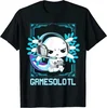 Axolotl Gaming Kids Boys Girls Kawaii Anime Video Game Pew Gamer T-Shirt Gift Cute Gamesolotl Graphic Tee Tops Teens Clothes 3