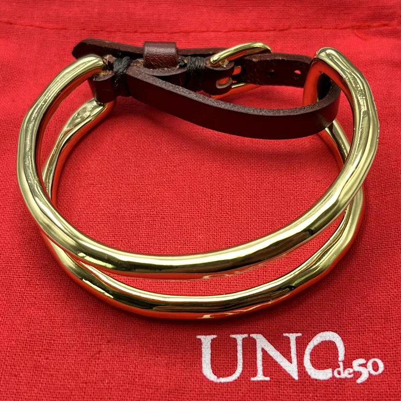 

2023 UNOde50 new Spanish hot fashion trend exquisite leather bracelet women's romantic jewelry gift bag