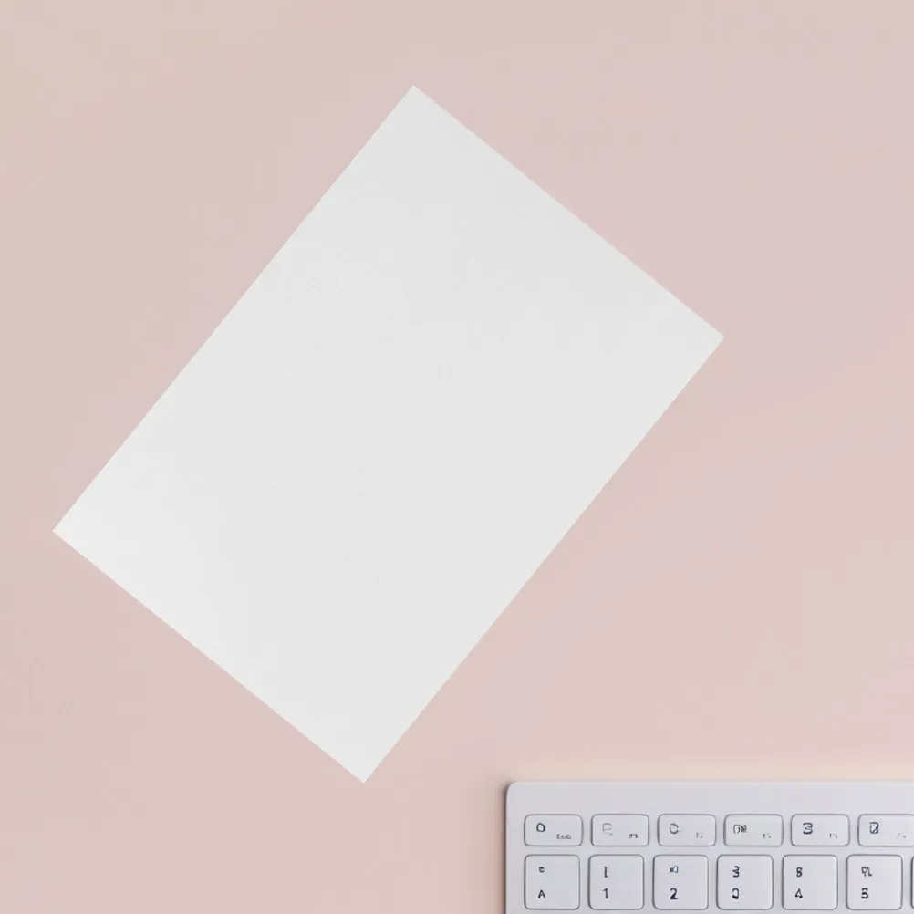 어린이를 위한 50개입 물전사 인쇄 용지, 두꺼운 질감의 매끄러운 표면, 핑거 페인팅 및 수채화 예술 프로젝트에 이상적