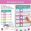 DIY Visual Schedule for Toddlers, Daily Routines Schedule Cards, Classroom Decoration, Schedule Pocket Chart Add-ons Montessori 1
