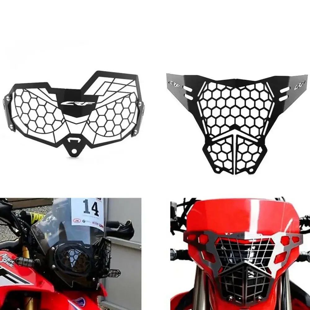 

Front Headlight Shield Tail Light Guard Cover Grille Protective Frame For HONDA CRF300L CRF 300L 300 L Rally 2017-2020 2021 2022