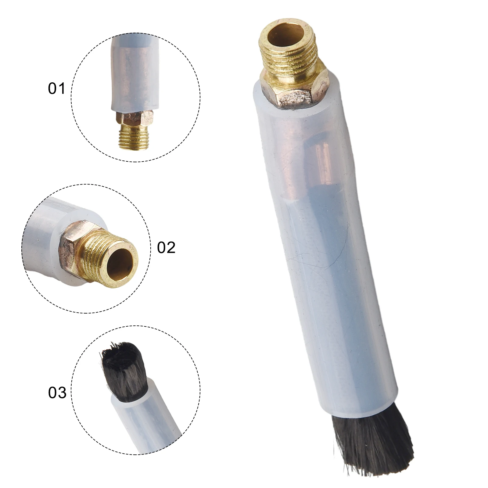Cleaning Brush Wire Brush Pickling Brush Tig Wig Mig Brush M6/M8/M10 Carbon Fibre Polish Welding Cleaning Weld Weldseam Cleaner Tools Accessories