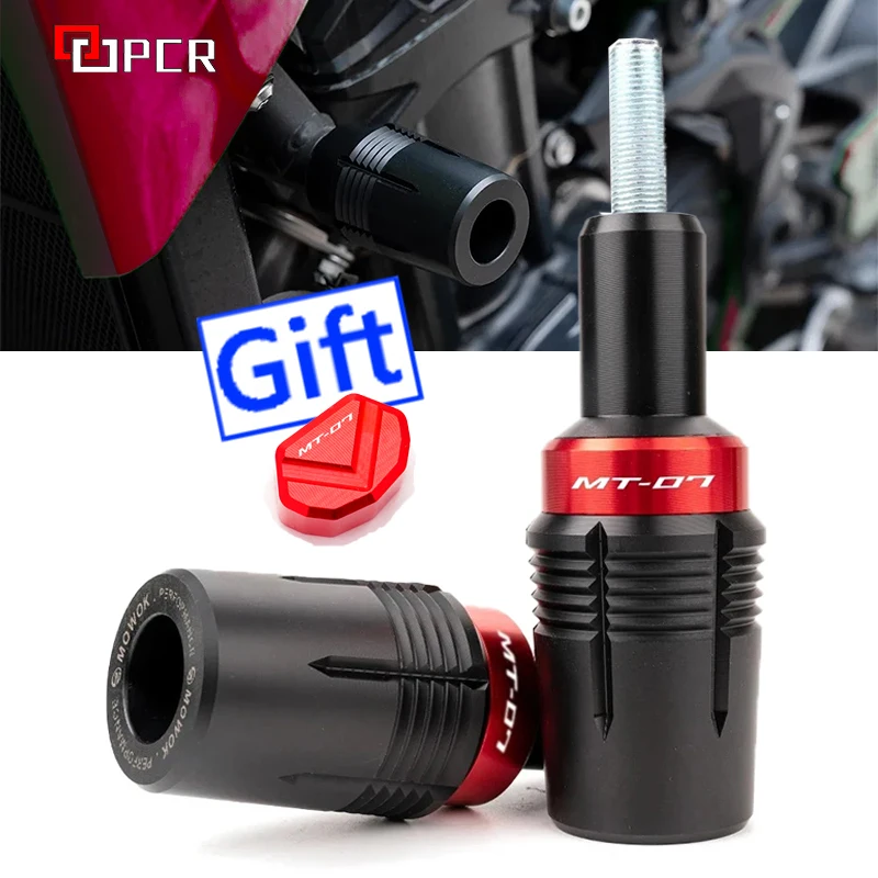 

Слайдеры рамы мотоцикла для YAMAHA MT07 MT-07 MT 07 FZ07 R7 защита от повреждений двигателя защита от падения колпачок для сигнала поворота