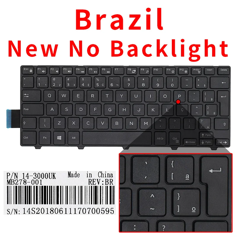 Clavier AZERTY pour DELL Inspiron mini 12 pk1305g01e0