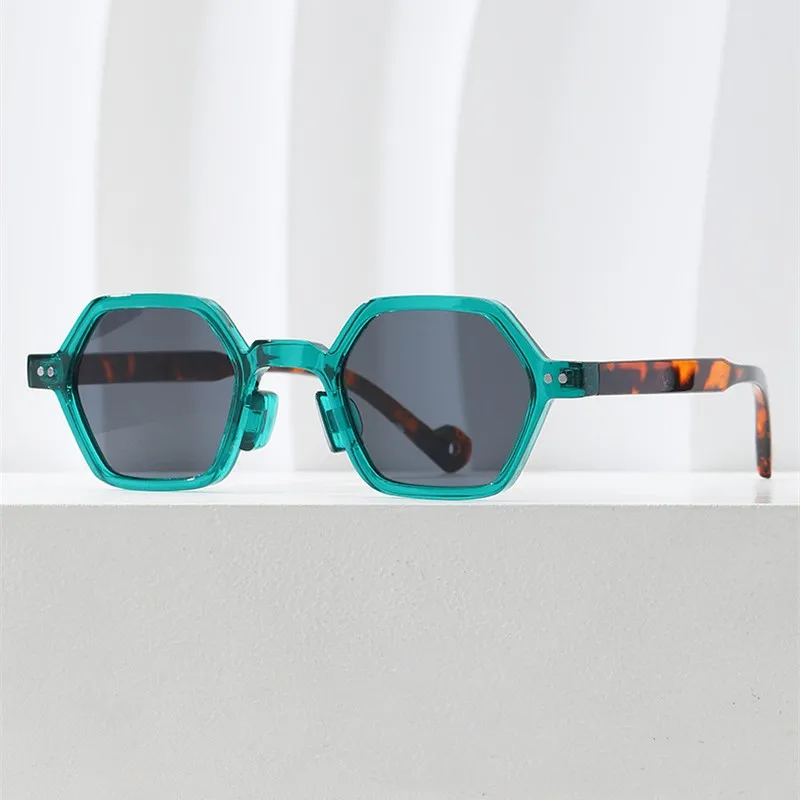 Retro Small Frame Punk Sunglasses Polygon Sun Glasses UV400 Protection Goggles For Women Men funny sunglasses,vintage sunglasses,women sunglasses