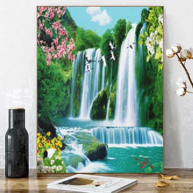 Kit Diamond Painting 5D Spiaggia 30x40 Cm | Pittura Con Diamanti Per Adulti E Bambini - Foto 3