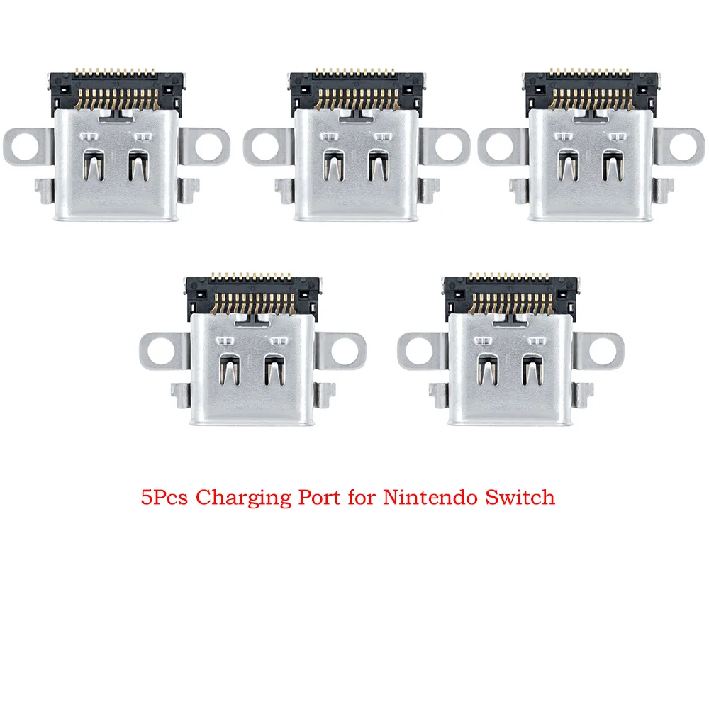 

5 PCS Charging Port for Nintendo Switch Console Replacement Part