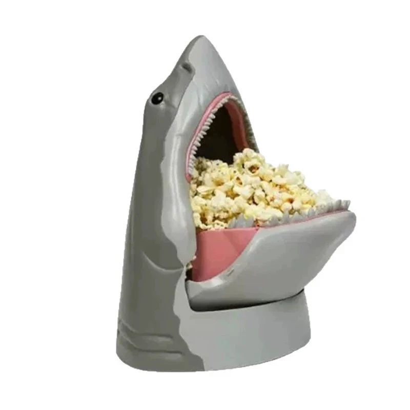 divertido cubo para palomitas de maíz del 50 aniversario, contenedor coleccionable en forma de tiburón, nuevo soporte para aperitivos, decoración del hogar de tiburón, recuerdo de 1 ud. Divertido cubo para palomitas de maíz del 50 aniversario, contenedor coleccionable en forma de tiburón, nuevo soporte para aperitivos, decoración del hogar de tiburón, recuerdo de 1 ud. 6