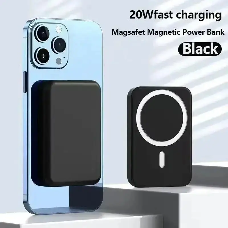5000-200000mah Power Bank 120w 22.5w Wireless Magnetic Charging Power Bank Style Random For Apple Huawei Xiaomi Samsung Phones 4
