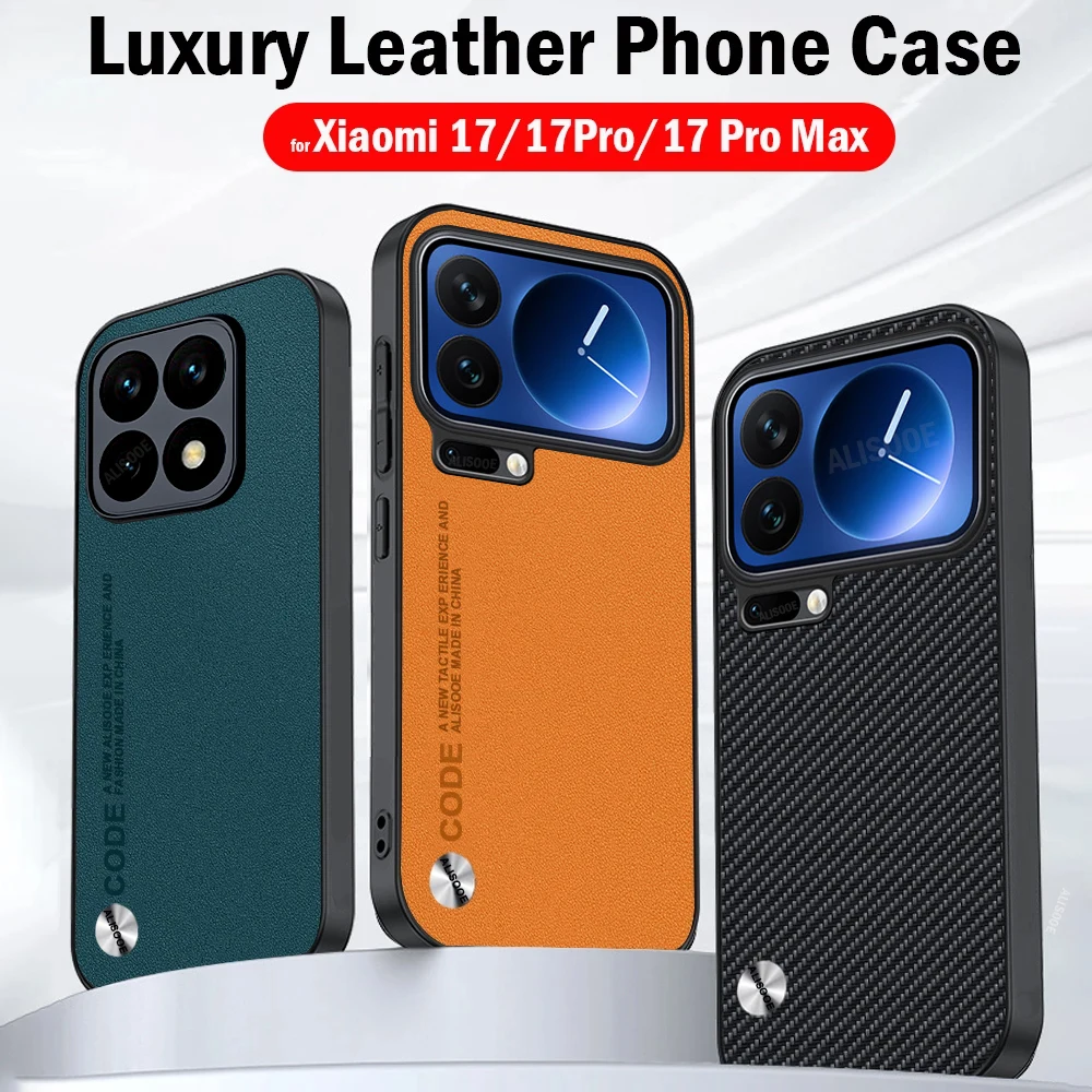 Luxury Fiber Texture PU-Leather Protective Case Cover