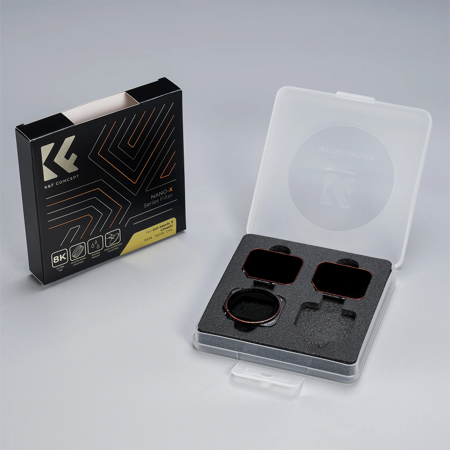 K&F Concept Filter for DJI Mavic 3 Classic, DJI CPL 8K CONCEPT K&f NANO-X Filter 