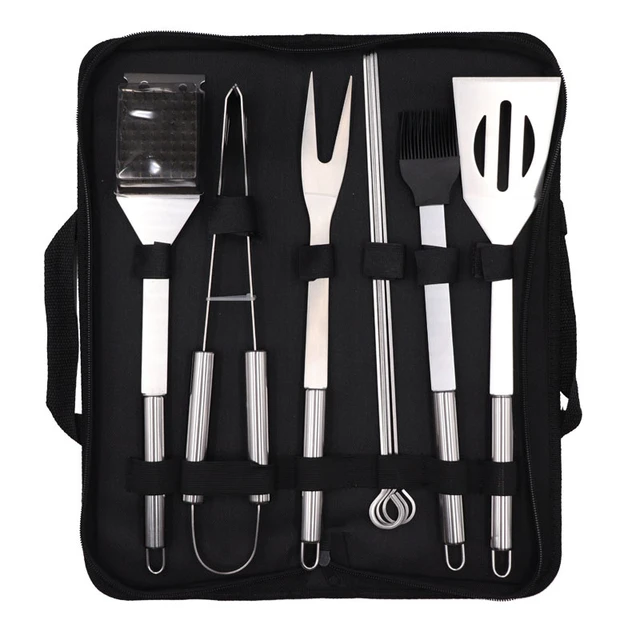 Barbecue Tool Set Grilling Tool With Case - Camping Grill Set