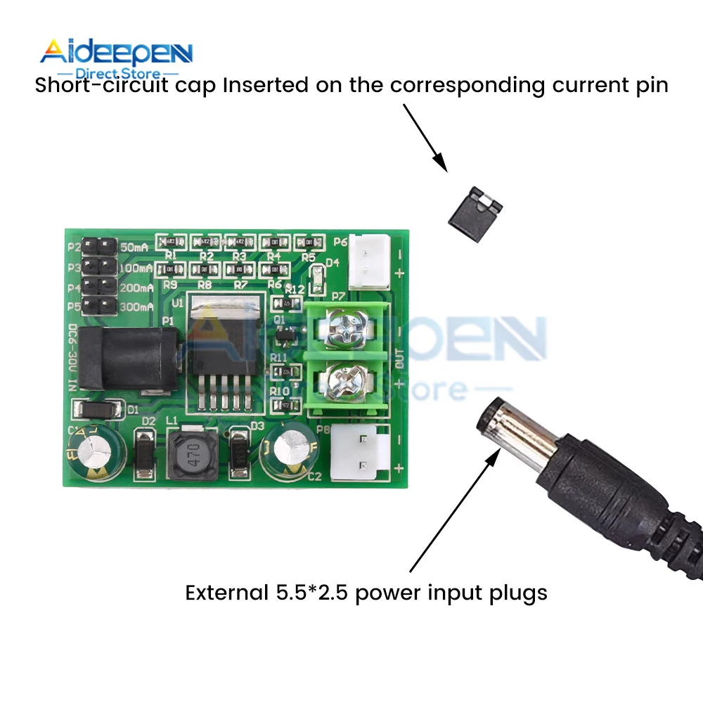 1Pcs DC 1.2-24V 2.4V 3.6V 12V Ni-Cd Ni-MH NiCd Batteries Charging Board Camera Charger Module