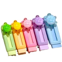 New Night Light Cute Turtle Push Pull Color Eraser Cartoon Animal Clean Leave No Trace Children's Day Gift Stationery Material 2