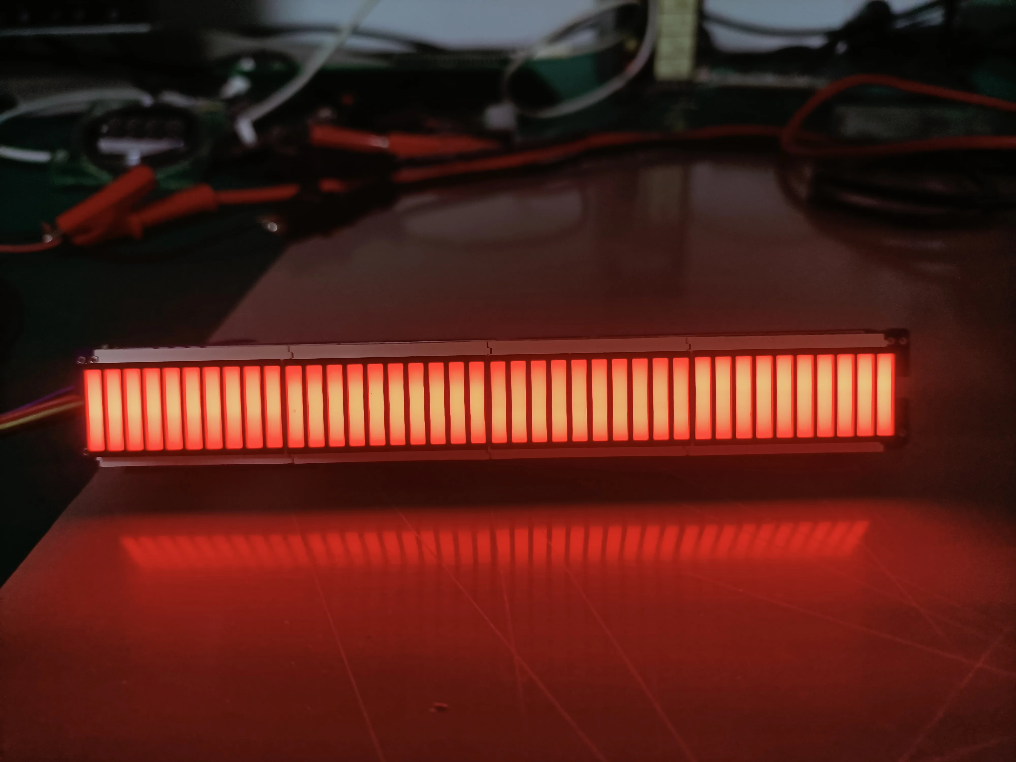 40seg  LED Bargraph Display Module, DC12V Power Supply, 0-190Ω resistance input, Red