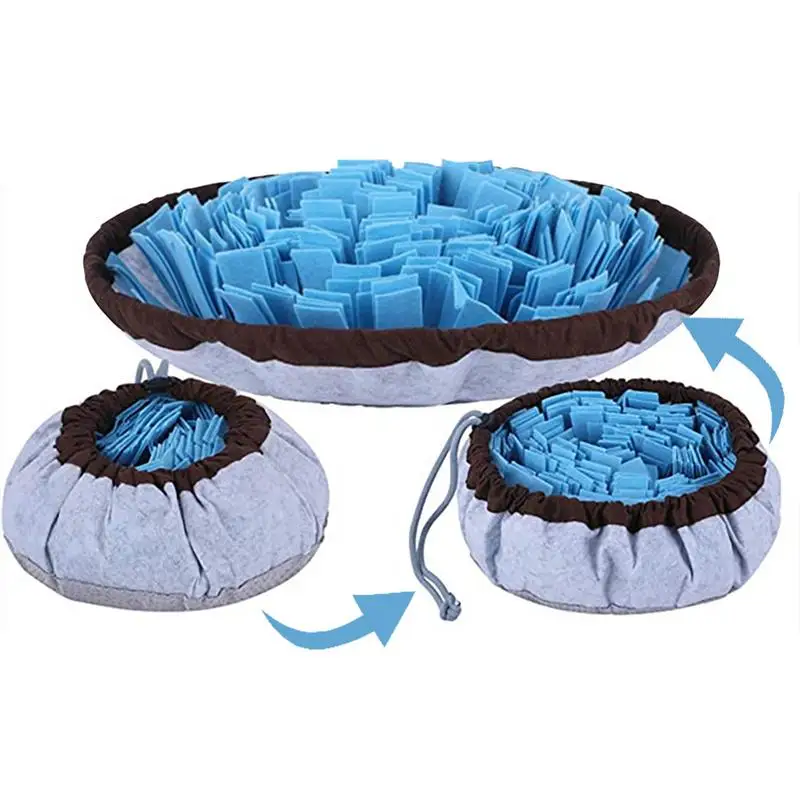 Pet Sniff Pad Adjustable Waterproof Anti Choking Cat Dog Food Mat Cushion Nose Work Toy Pet Slowing Feeding Intelligence Mat pet toys cat toy