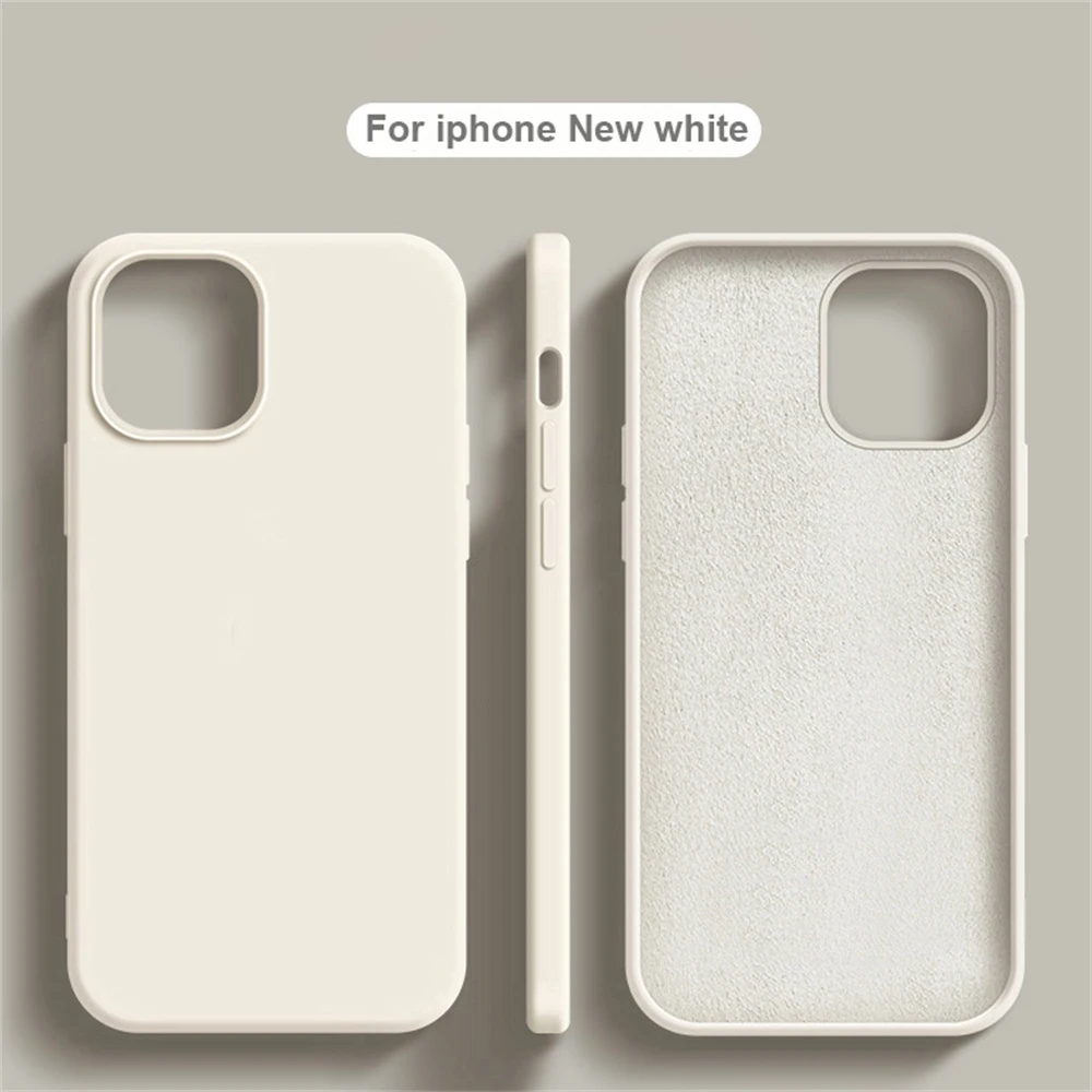 Luxury Shockproof Liquid Silicone Phone Case - Premium Protection Cover
