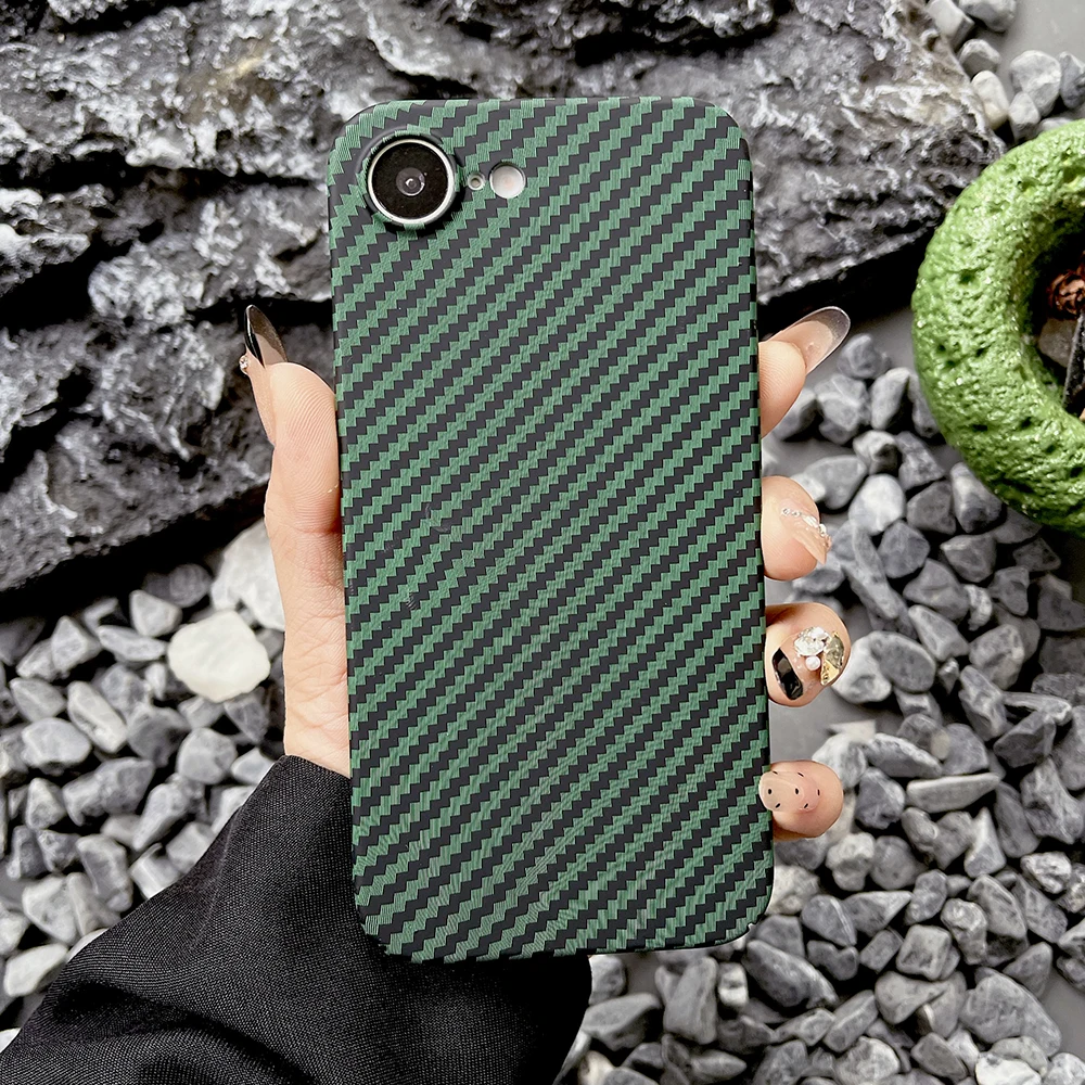 Carbon Fiber Texture Matte Hard Cover - Ultra Thin Shockproof Bumper Case