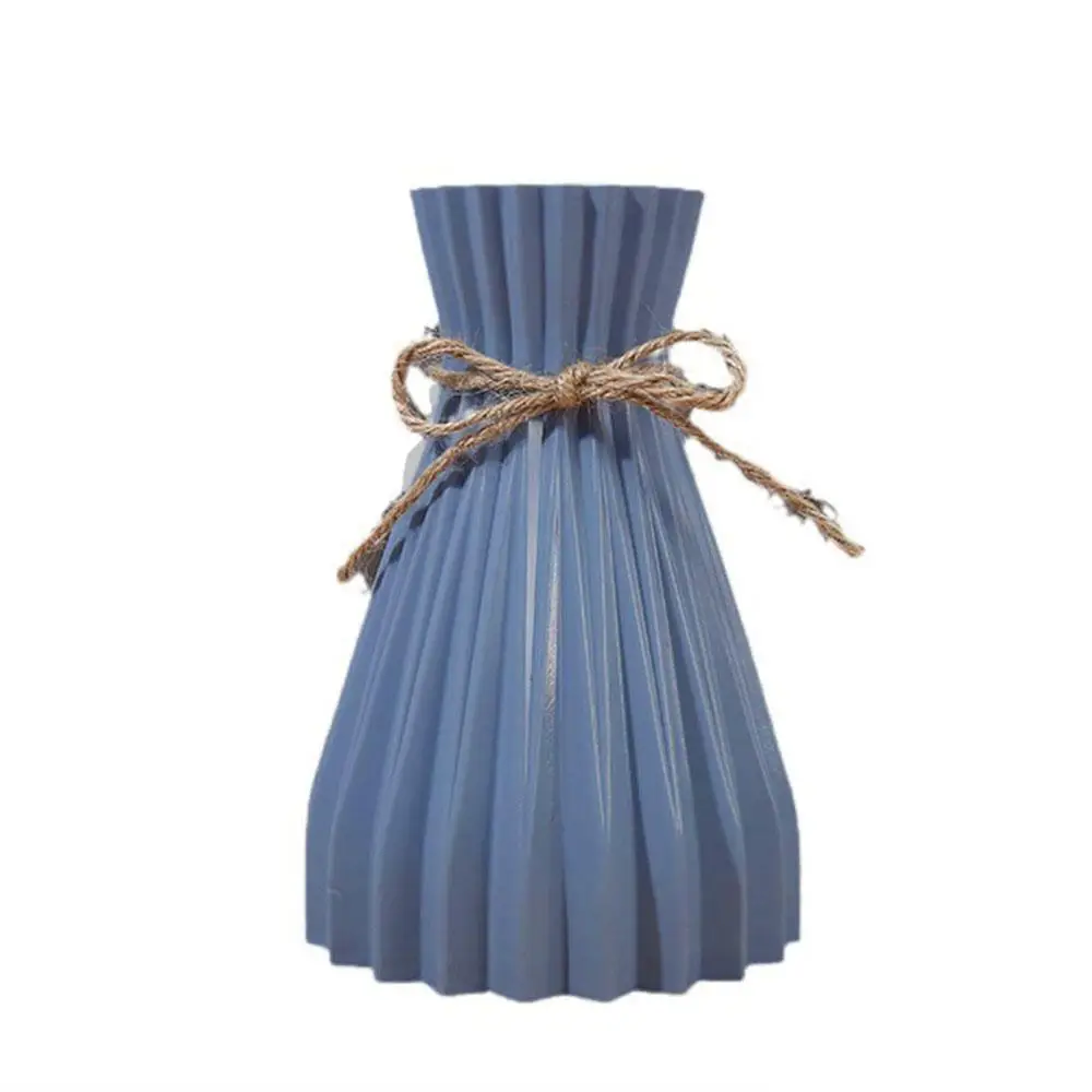 צנצנת אוריגמי יצירתית, צנצנת מפולשת אירופית, צנצנת פלסטיק למותן, צנצנת פרחים מתקפלת בסגנון נייר, בקבוק פרחים יבש מודרני