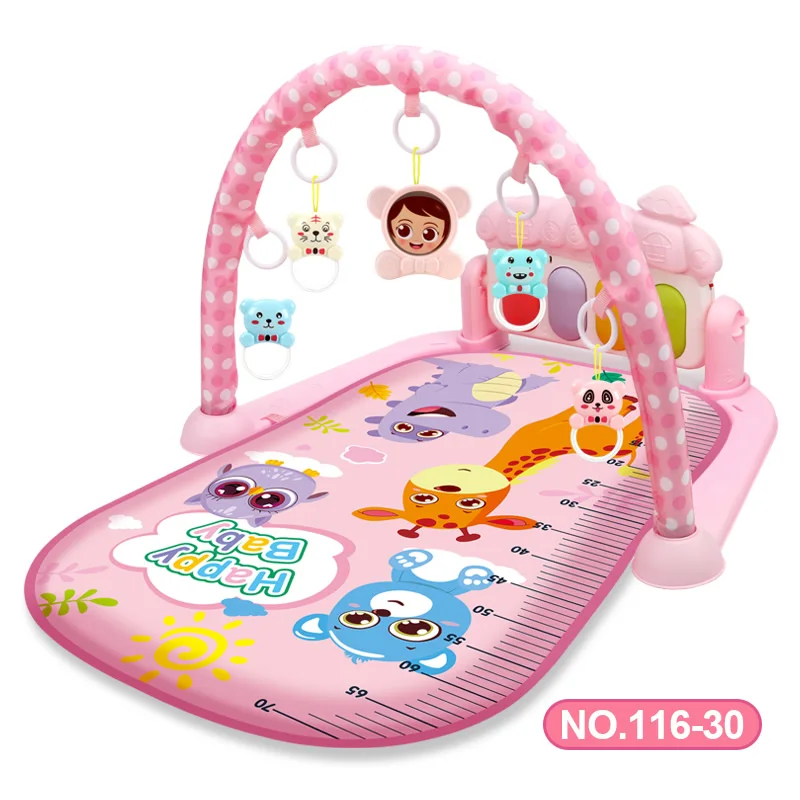 Baby Activity Gym Play Mat Musical Rack Kid Infant Multifunctional Fitness Frame Educational Crawling Carpet Toy Children Gift 2