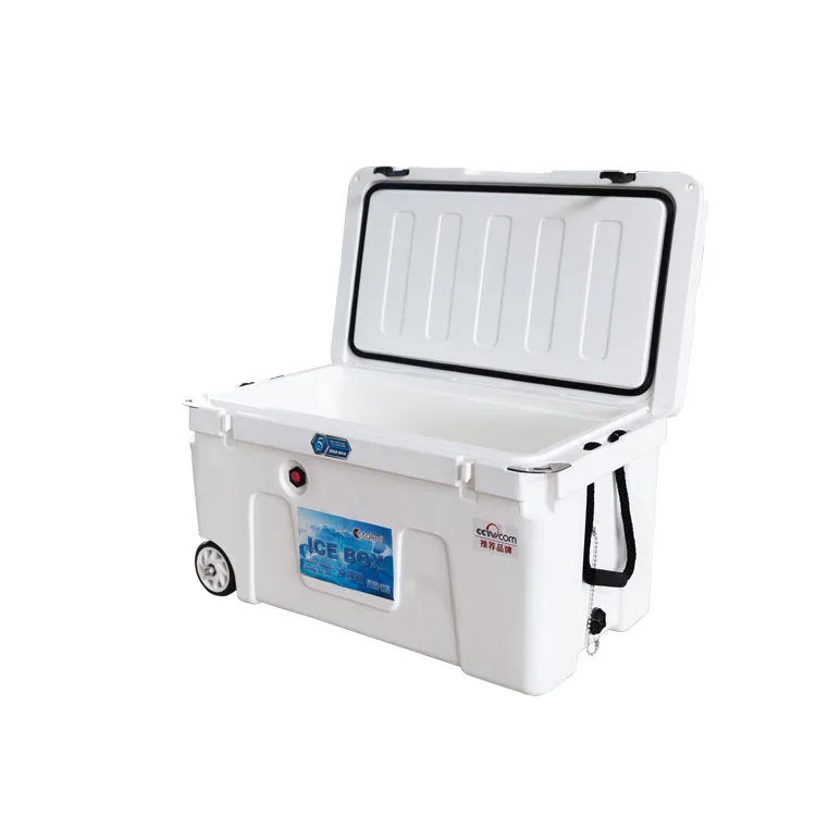 Rotomolding insulated ice cooler box