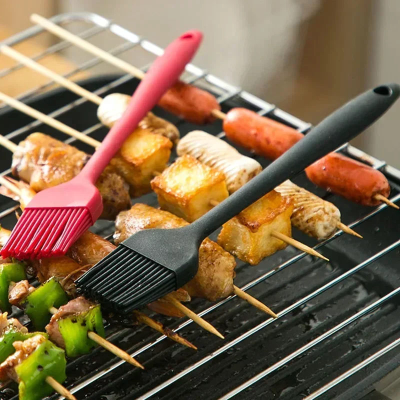 Silicone Oil Brush Kitchen Pastry Brush Heat Resistant BBQ Grill Basting for Barbecue Cooking Utensils Kitchen Accessories
